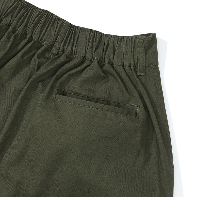 M-LABEL FRONT POCKET BALLOON-FIT PANTS 다크카키