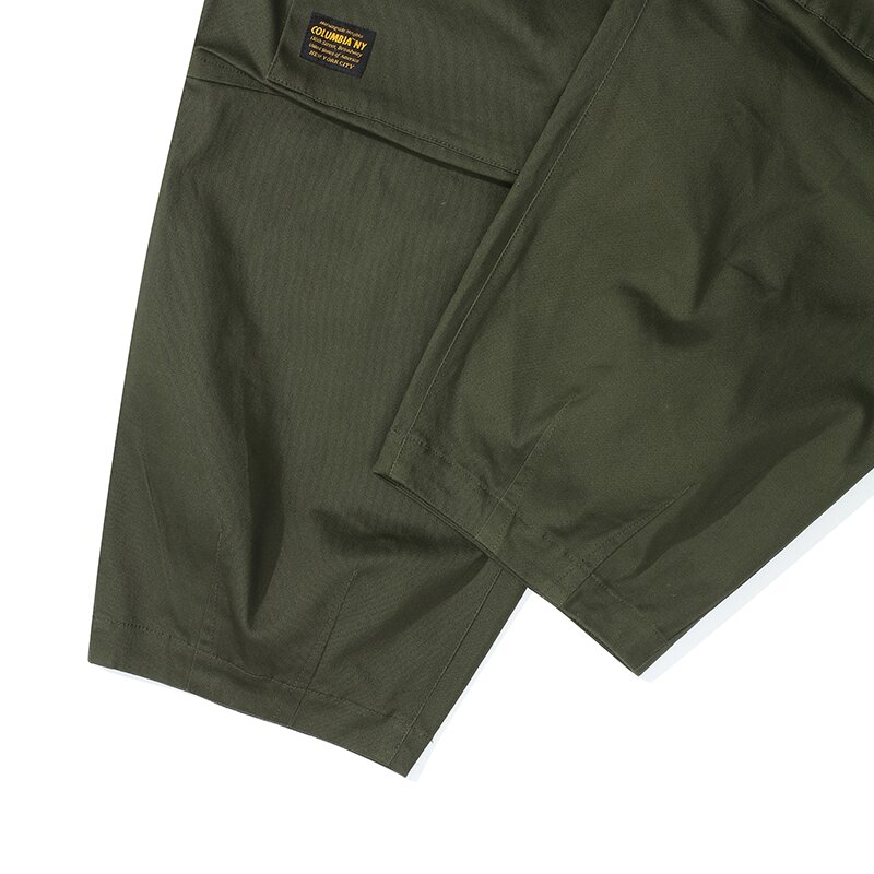 M-LABEL FRONT POCKET BALLOON-FIT PANTS 다크카키