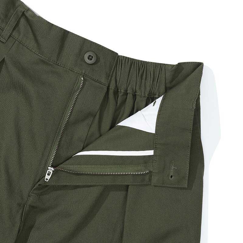 M-LABEL FRONT POCKET BALLOON-FIT PANTS 다크카키