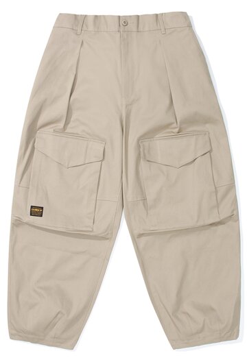 M-LABEL FRONT POCKET BALLOON-FIT PANTS 헤리티지베이지