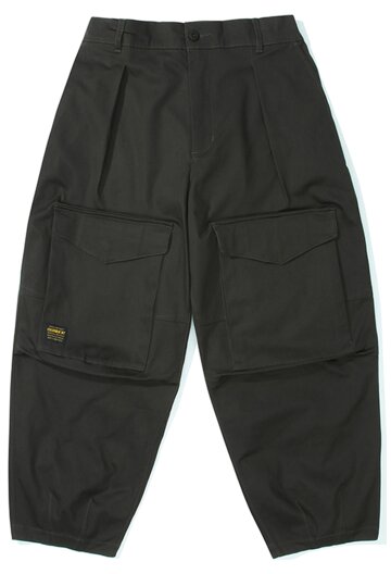 M-LABEL FRONT POCKET BALLOON-FIT PANTS 슬레이트블랙