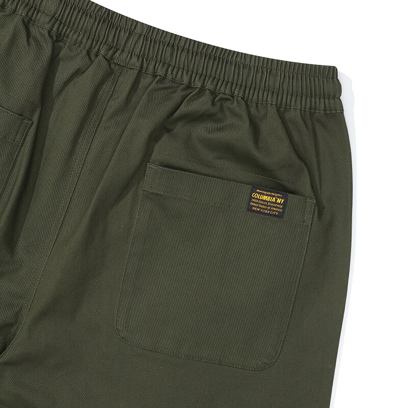 M-LABEL LOOSE-FIT PINTUCK PANTS 다크카키