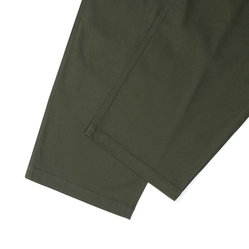 M-LABEL LOOSE-FIT PINTUCK PANTS 다크카키