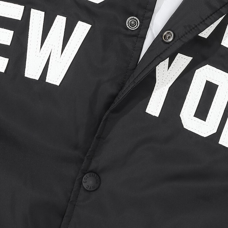 NEW YORK ARCH LOGO VASITY MEDIUM JACKET 블랙