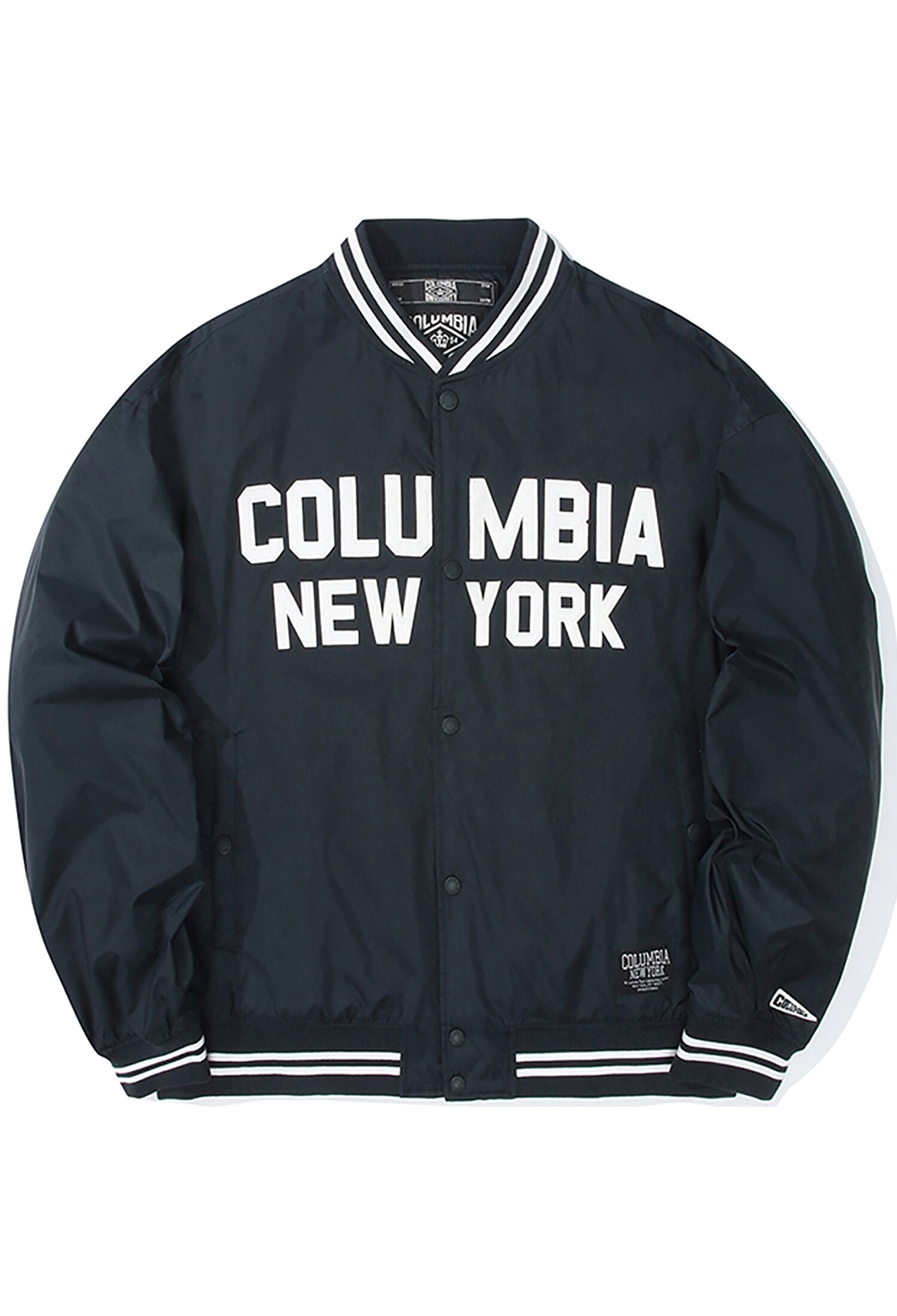 NEW YORK ARCH LOGO VASITY MEDIUM JACKET 다크네이비