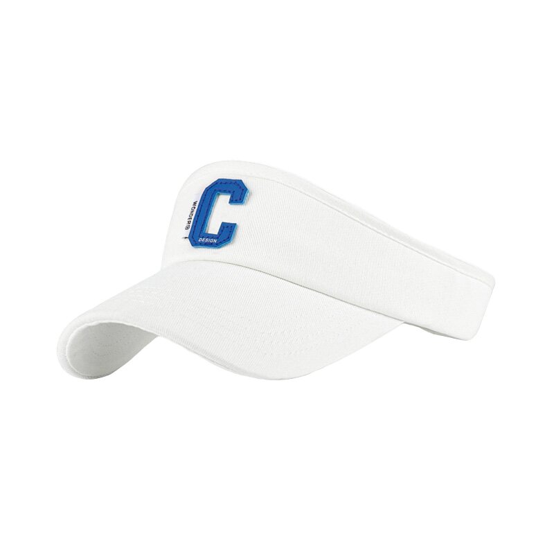 시그니처 C로고 스포츠 썬캡 C1 화이트
