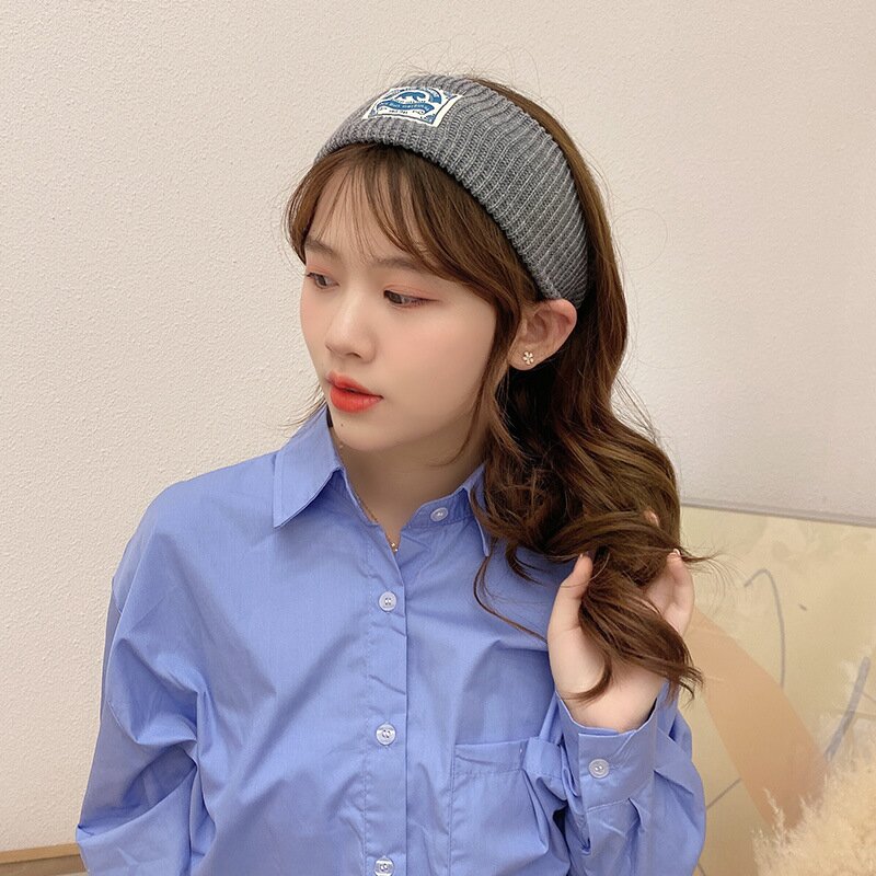 온더모먼트 시그니처 라벨 헤어밴드 C3 그레이
