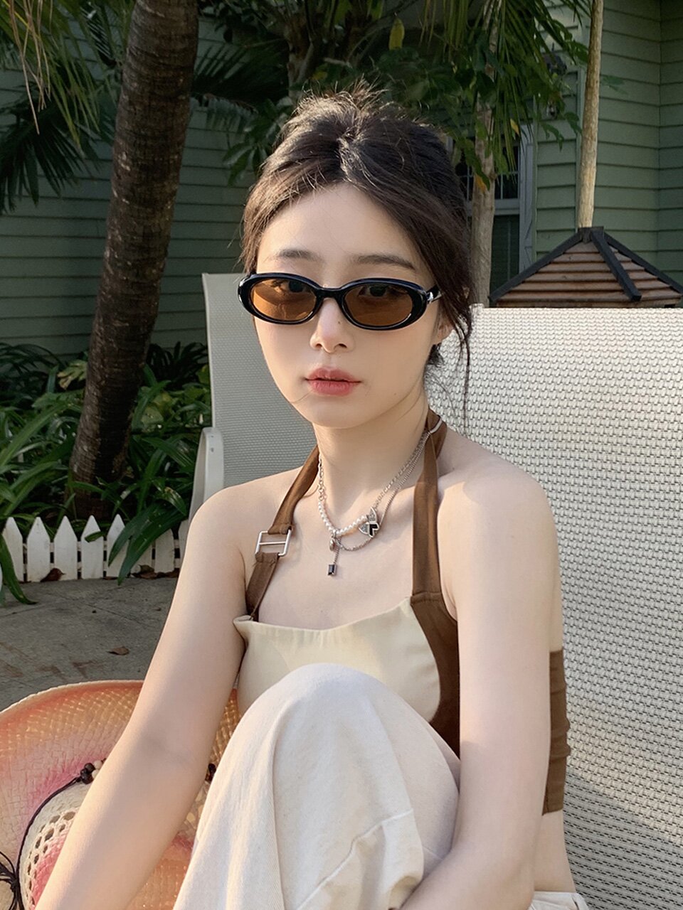 네오레트로 20300 어글리 선글라스 C1 틴트브라운