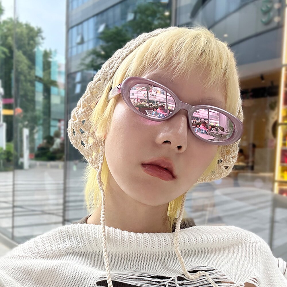 네오레트로 20300 어글리 선글라스 C3 미러퍼플