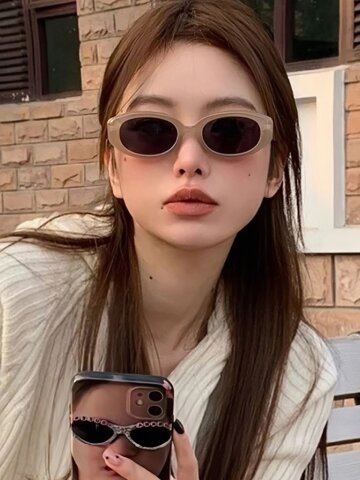 네오레트로 58049 어글리 선글라스 C2 아이보리