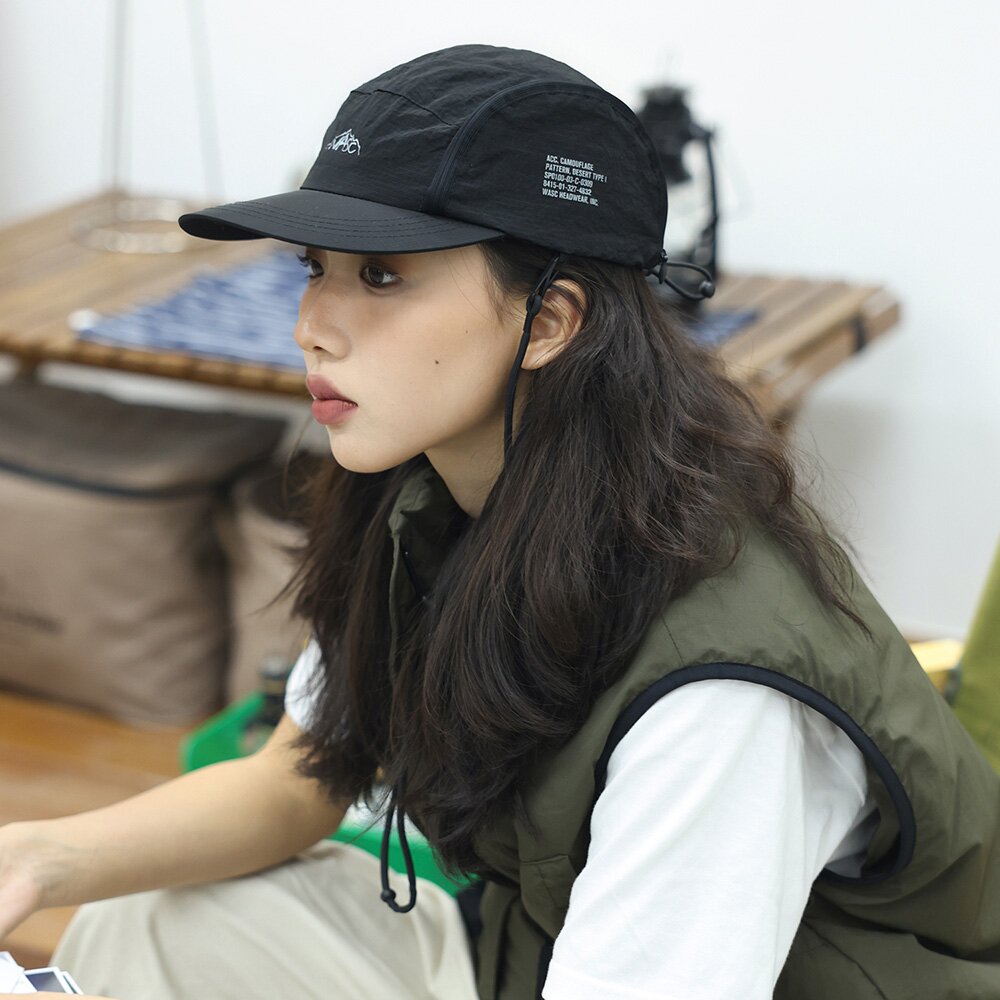 WASC 고프코어 마운틴 방수 캠프캡 블랙
