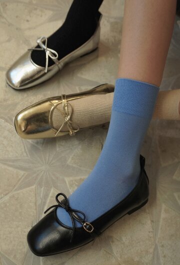 알뜨알레 샤이닝 리본 플랫 HA2372