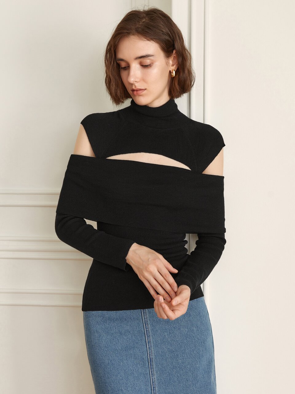 YY_Turtleneck sweater