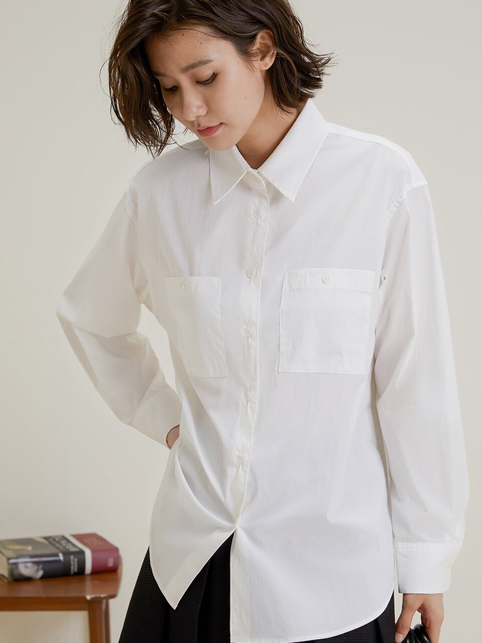 LS_Casual long-sleeved shirt
