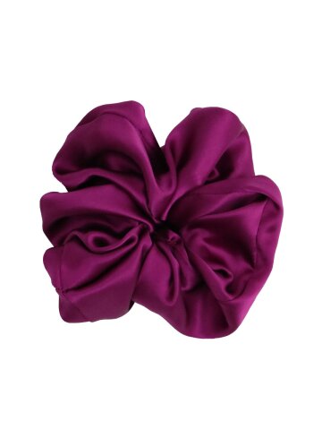 실크100 스크런치 - Red Violet