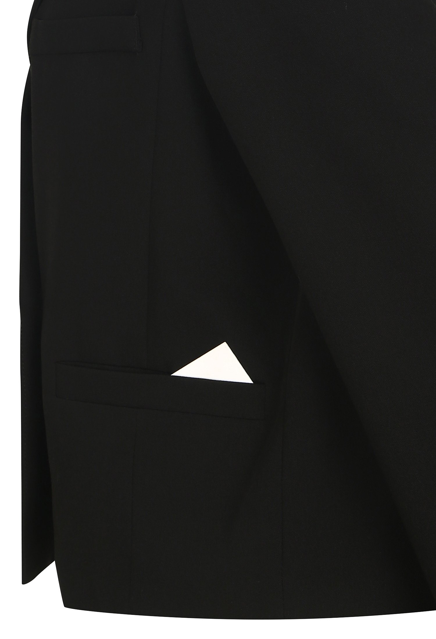 더블 브레스트 H라인 재킷 (BLACK)