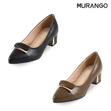 [머랭고] 소가죽 어텀 펌프스 4.5cm MW21F12L