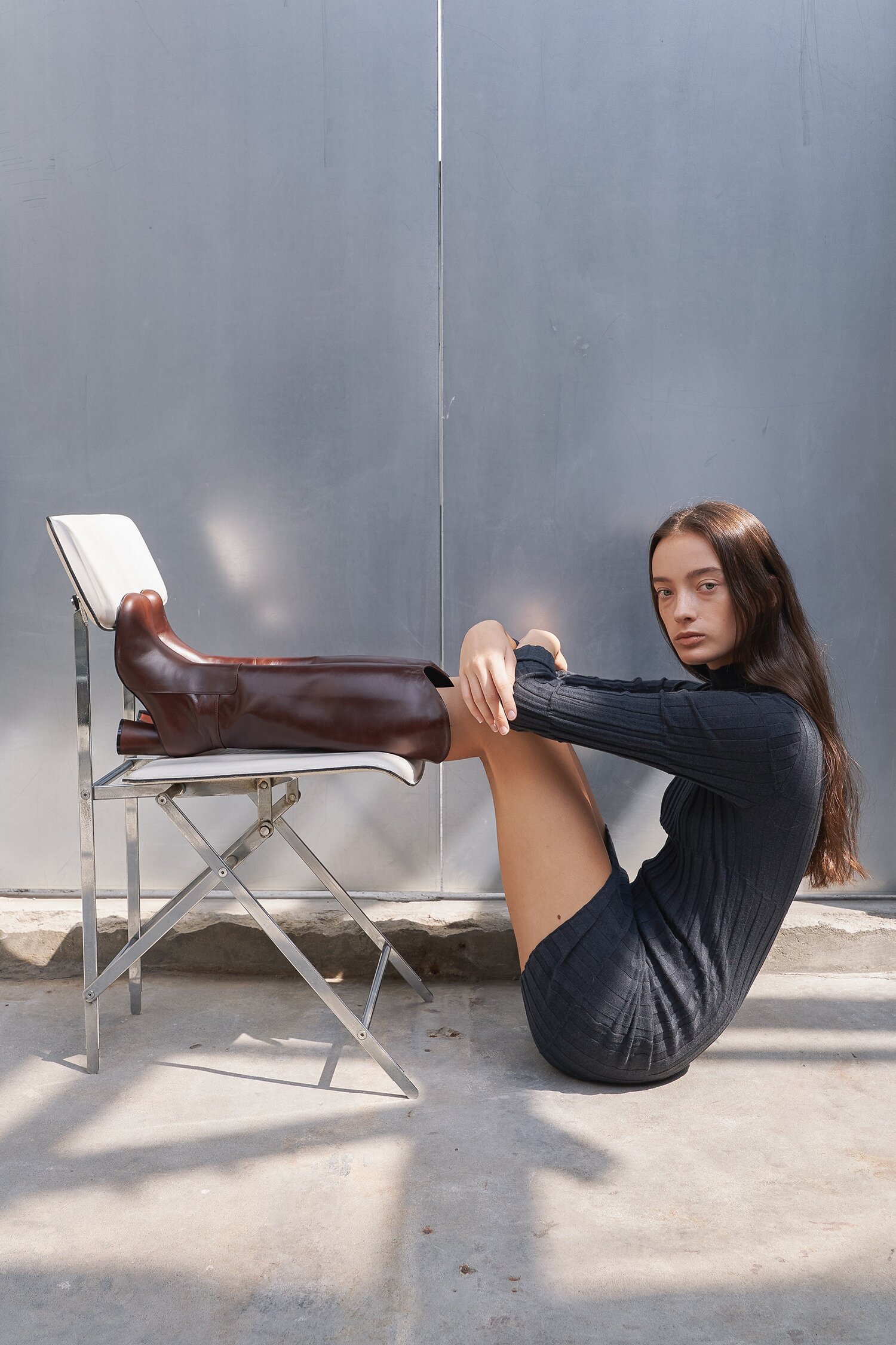 Luna Long Boots Brown