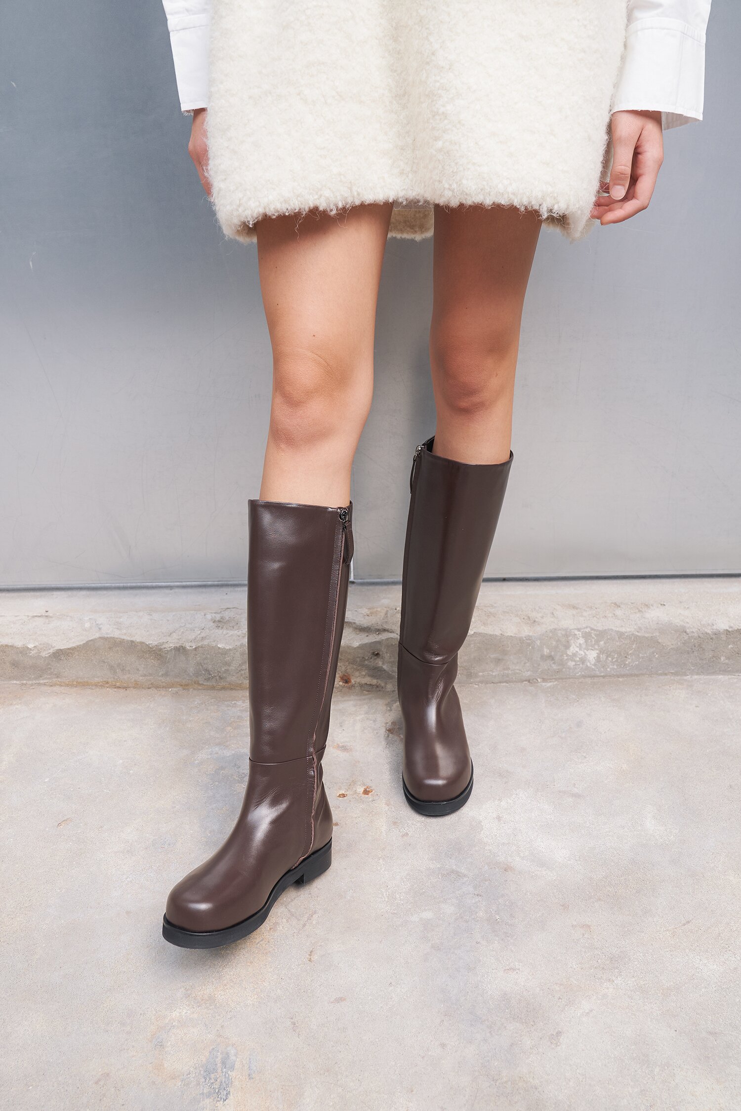 Noah Long Boots Brown