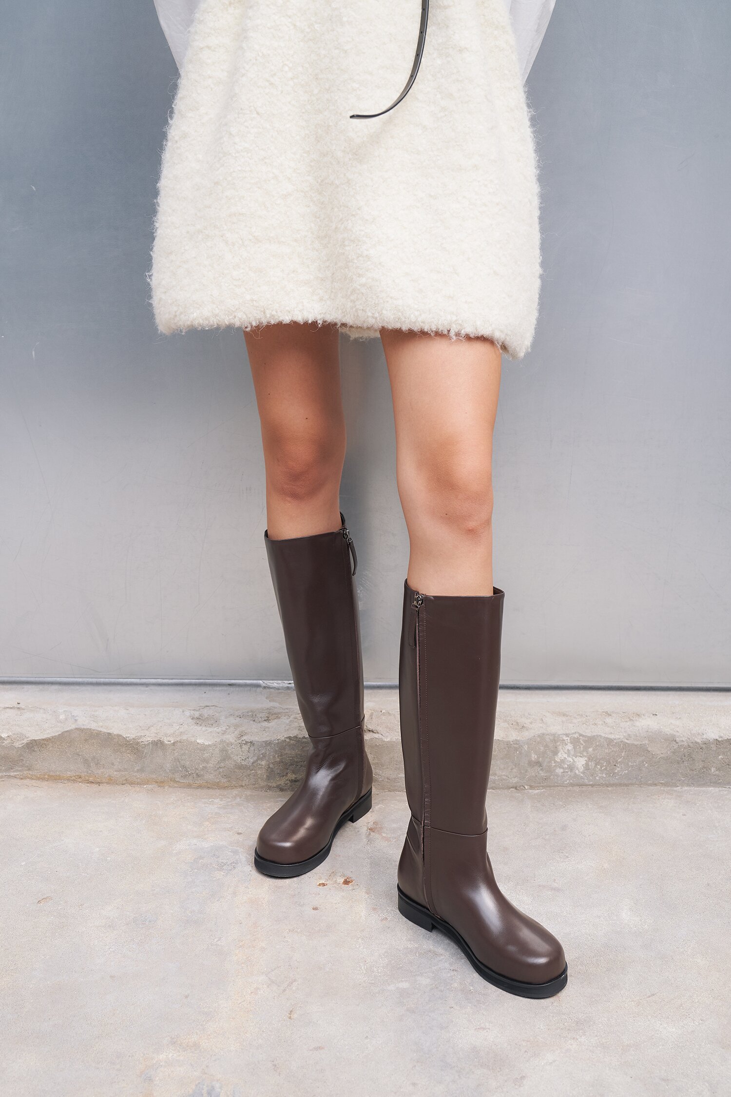 Noah Long Boots Brown