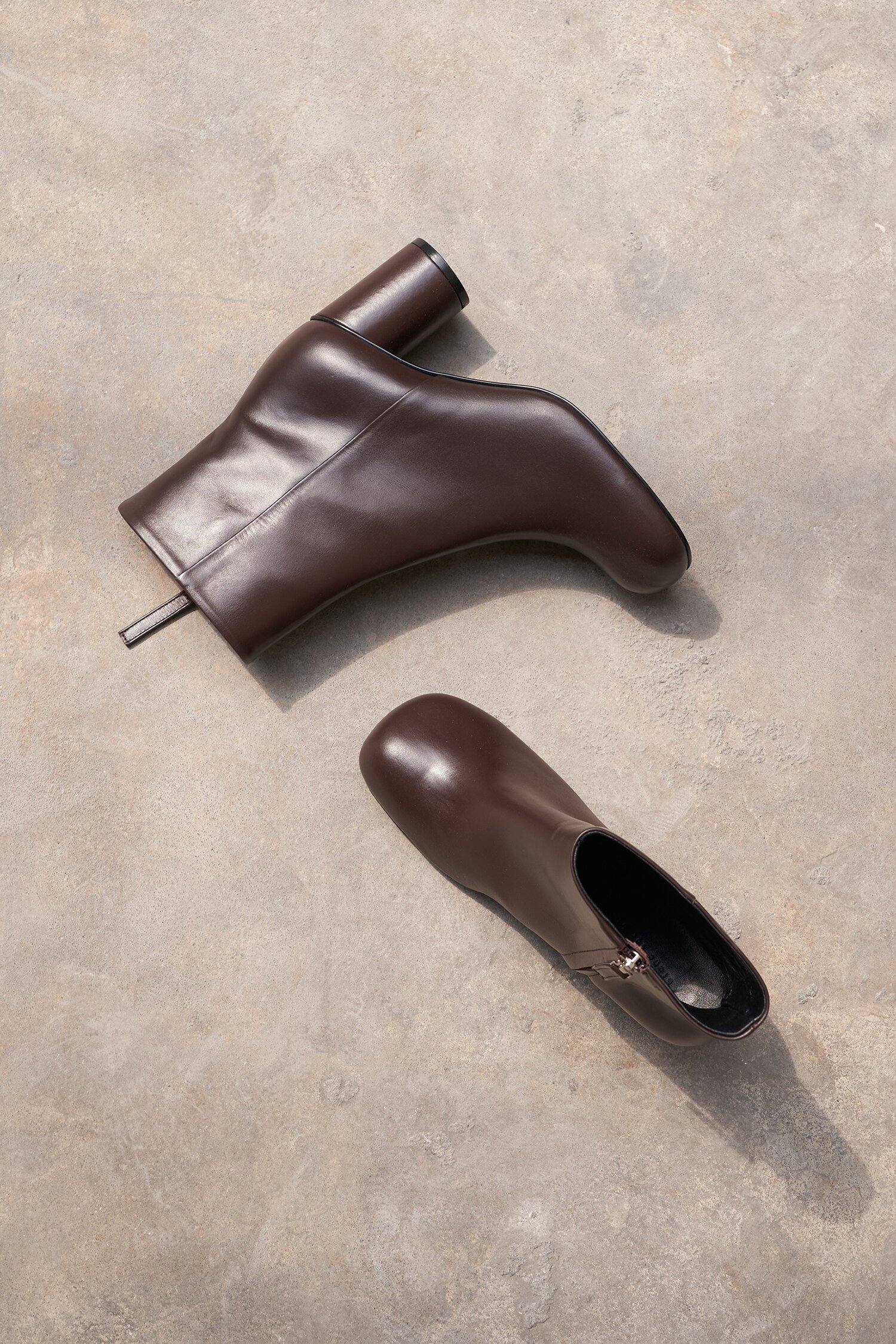 Luna Ankle Boots Leather Brown 7cm