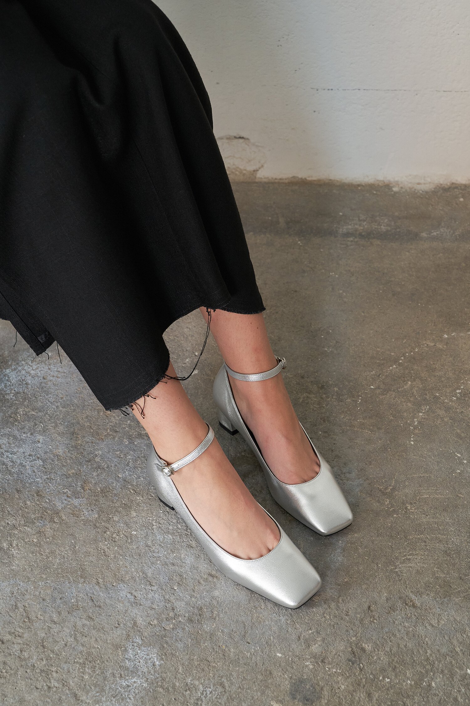 Julia Two-Way Pumps Silver