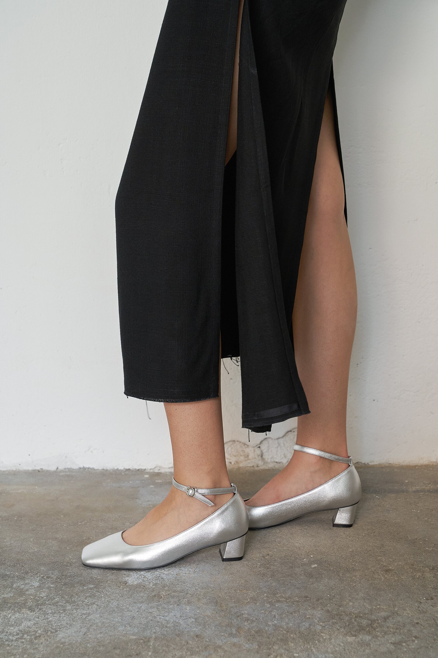 Julia Two-Way Pumps Silver