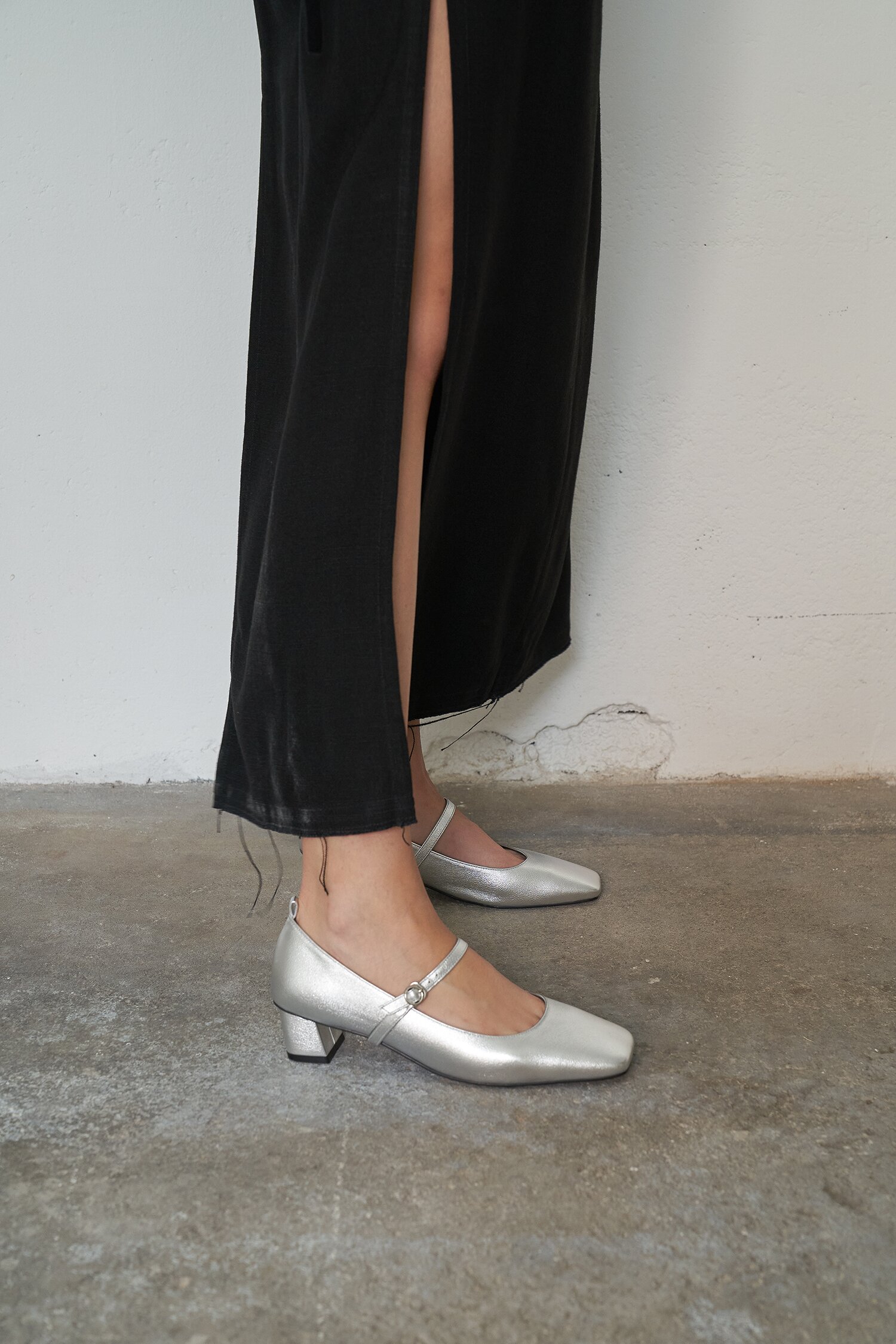 Julia Two-Way Pumps Silver