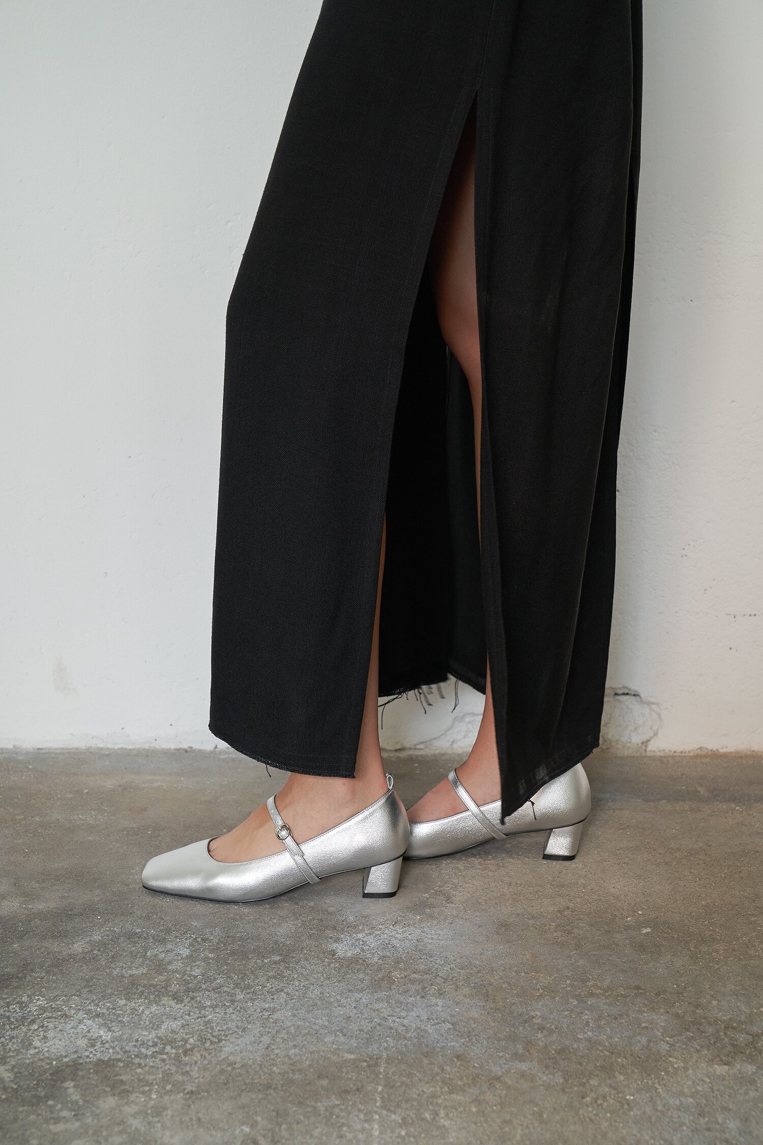 Julia Two-Way Pumps Silver
