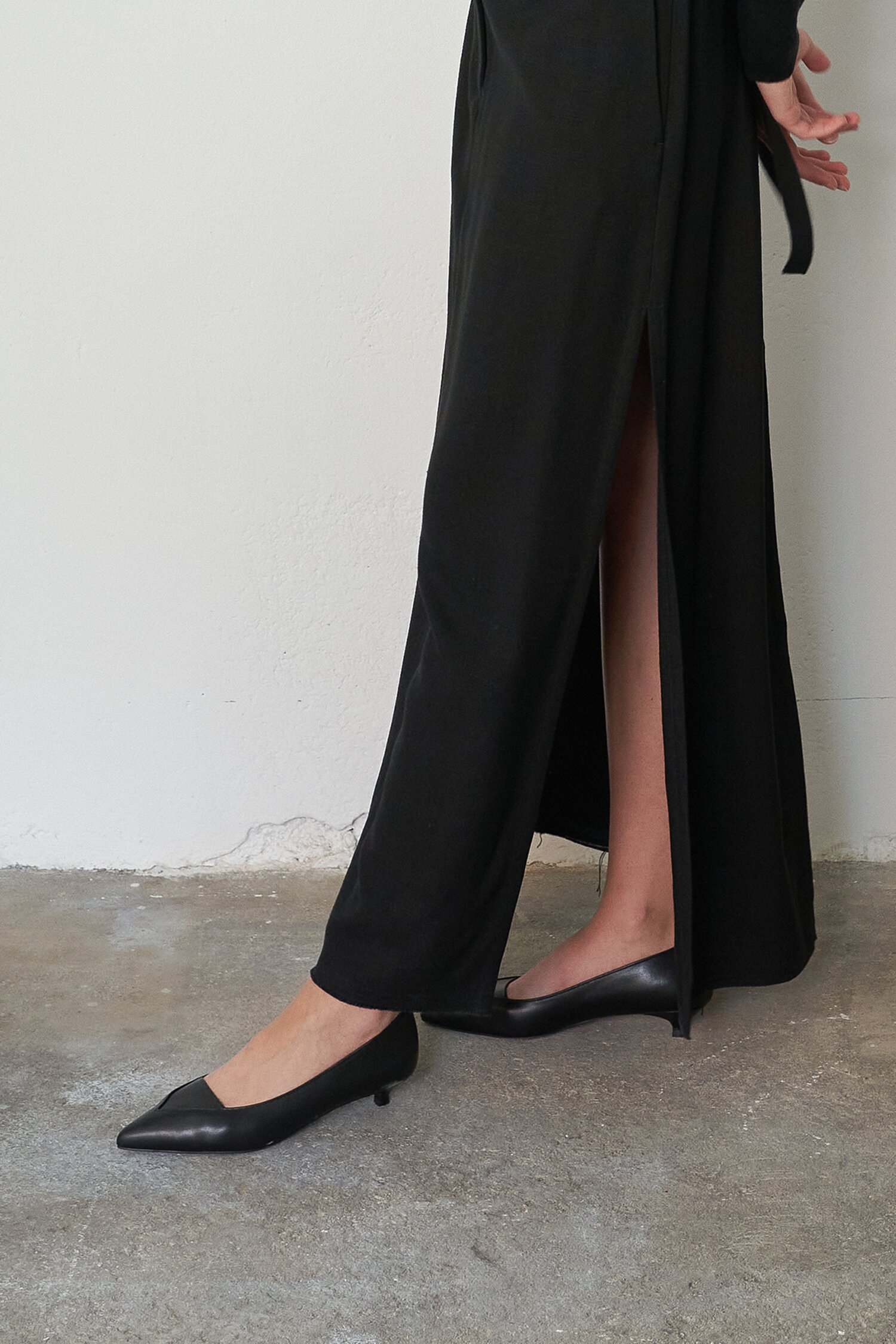Nana Pumps Leather Black 3cm