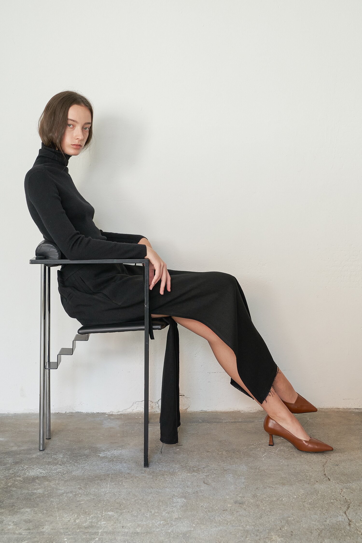 Nana Pumps Leather Tan Brown