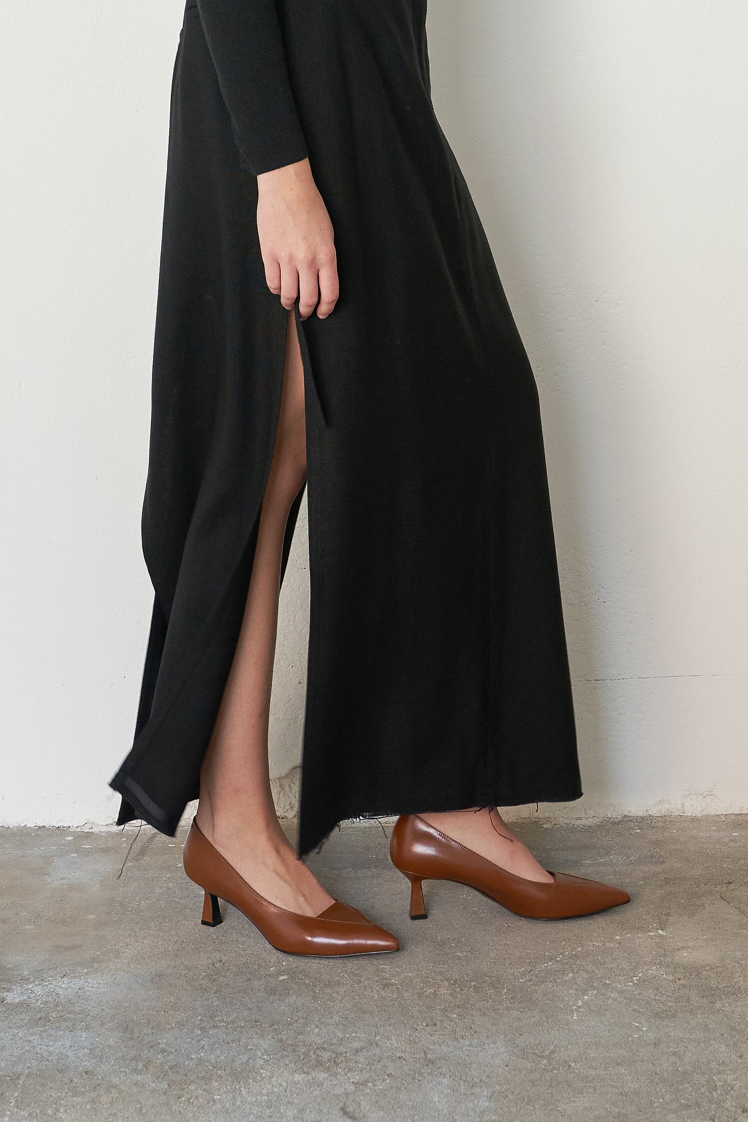 Nana Pumps Leather Tan Brown