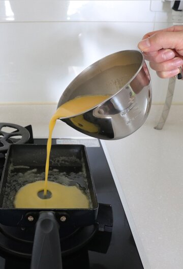 일본 스테인레스 와이드 계량컵