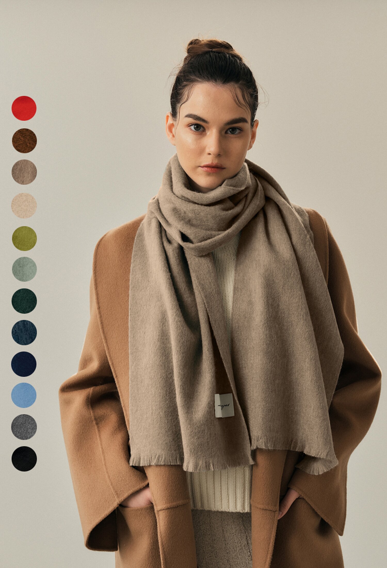 [기프트박스]_MINIMAL LAMBS WOOL MUFFLER_12COLOR_남녀공용 