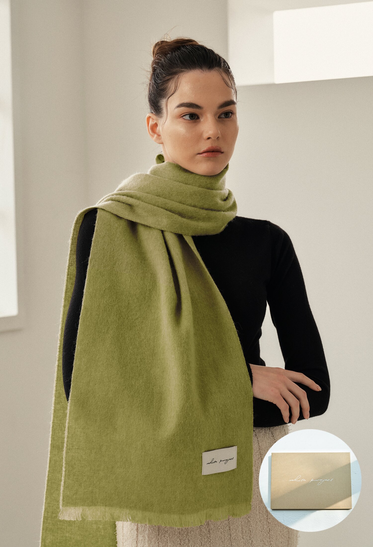[기프트박스]_MINIMAL LAMBS WOOL MUFFLER_12COLOR_남녀공용 