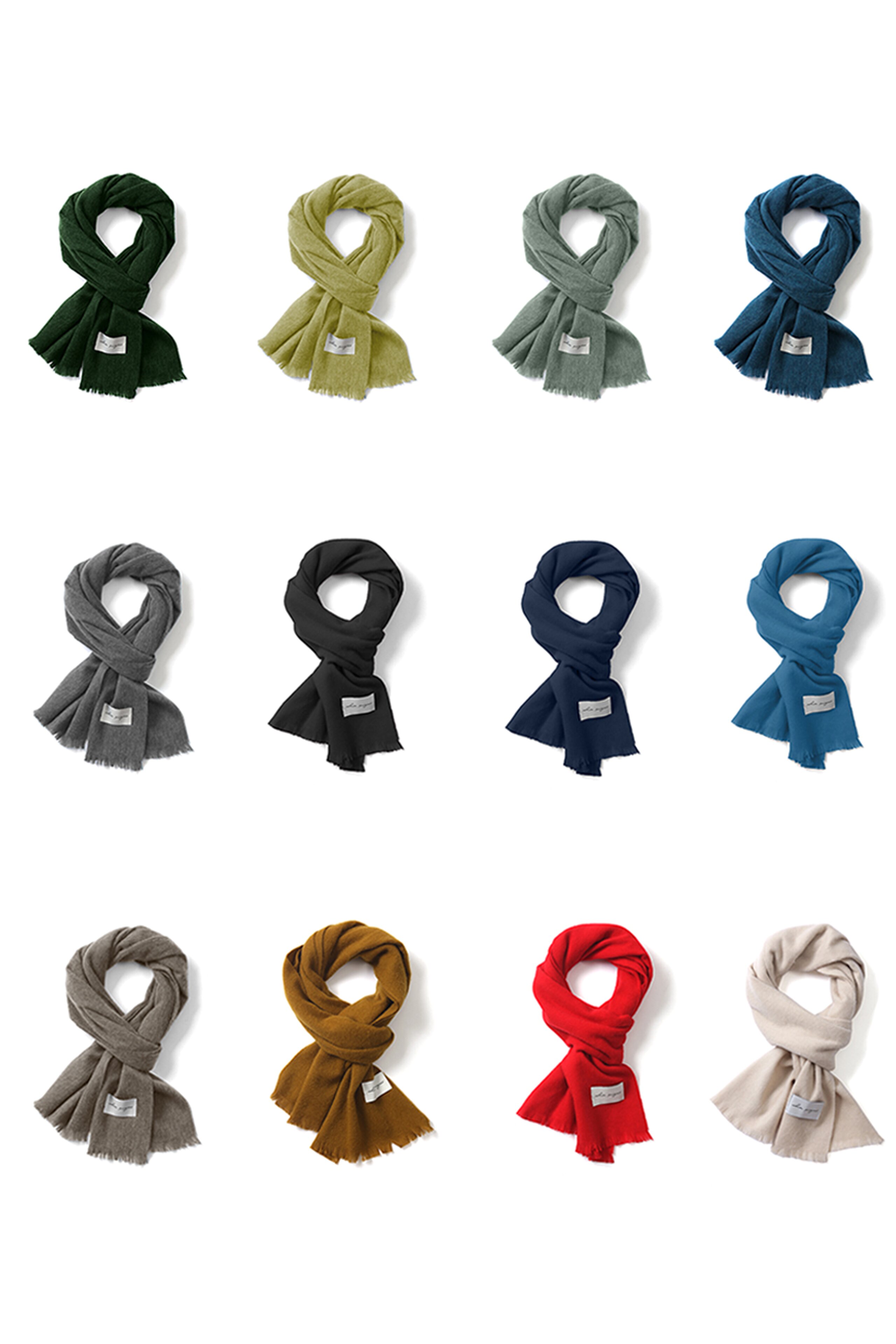 [기프트박스]_MINIMAL LAMBS WOOL MUFFLER_12COLOR_남녀공용 