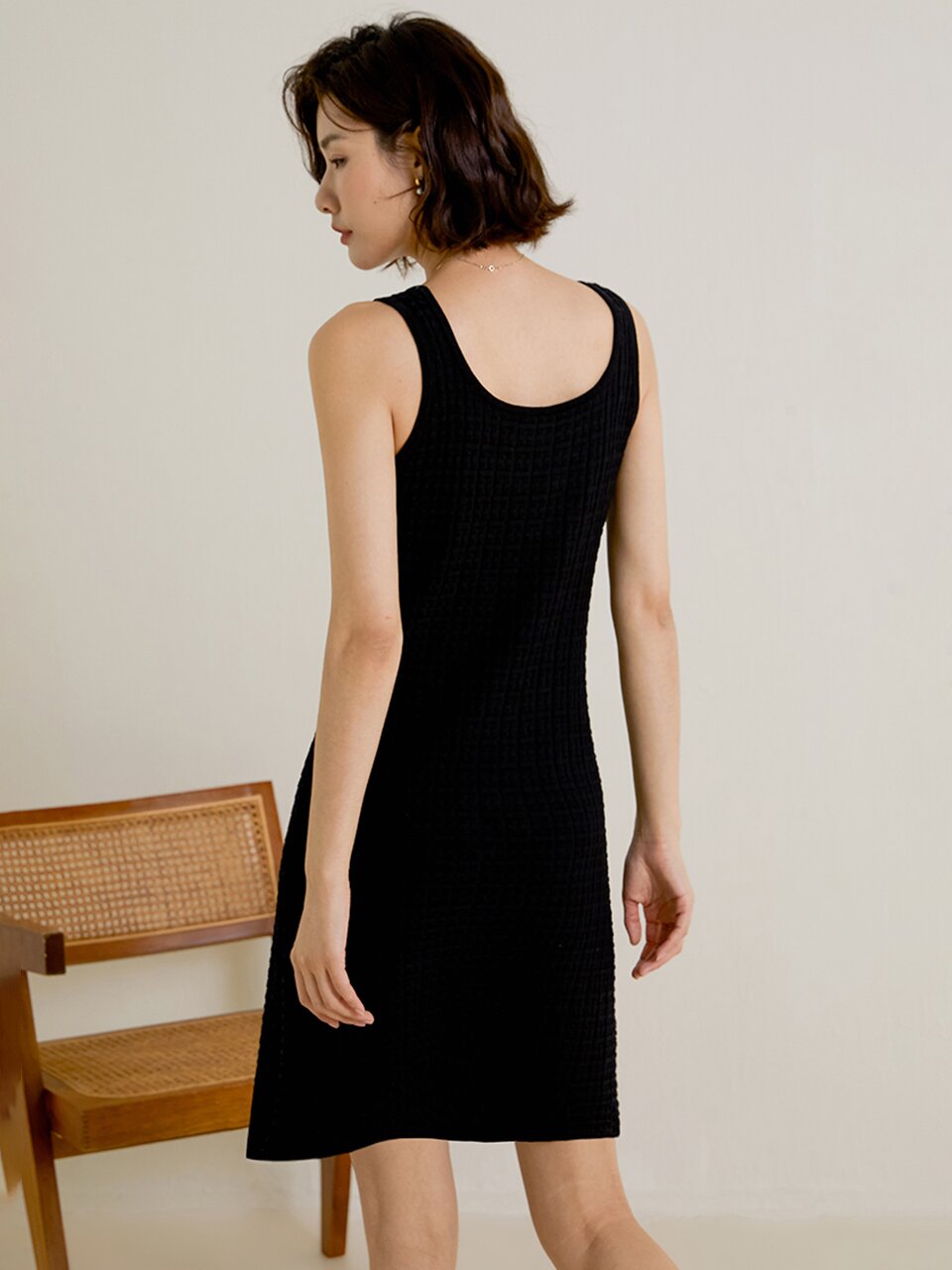 LS_knitted slip dress