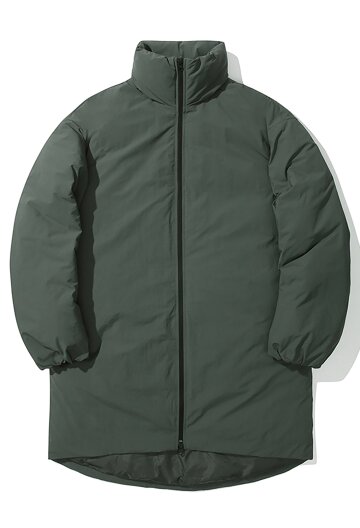 3M THINSULATE™ CU CLASSIC LOGO LONG JACKET 그레이시카키