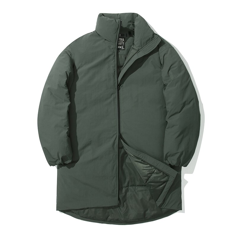 3M THINSULATE™ CU CLASSIC LOGO LONG JACKET 그레이시카키