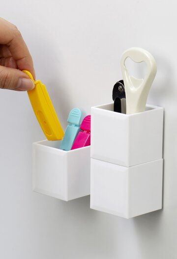 마그넷 자석 미니 큐브포켓 소품정리 수납 정리함