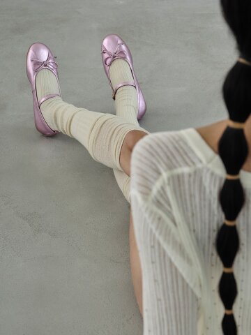 월당 당혜 플랫_핑크