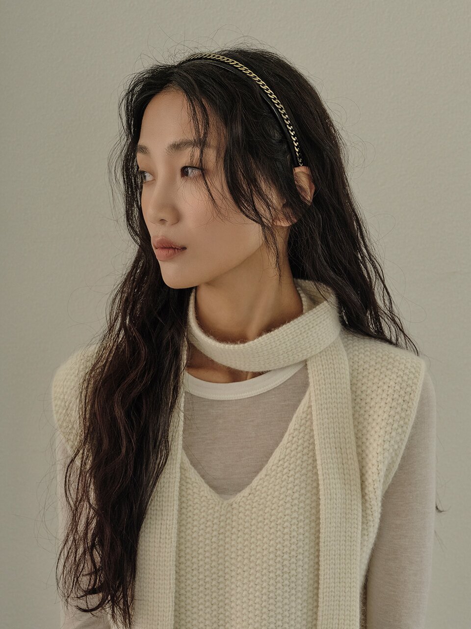 체인 헤어밴드_2color