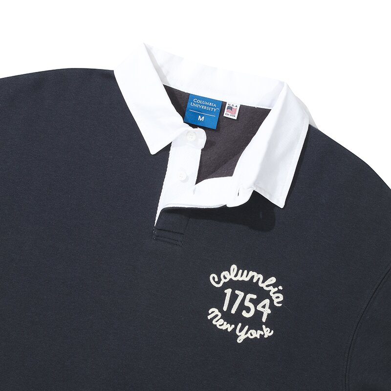1754 CLASSIC LOGO POCKET RUGBY SWEATSHIRTS 크라운네이비