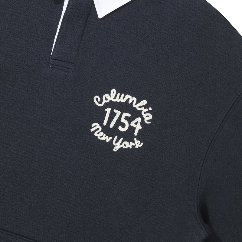 1754 CLASSIC LOGO POCKET RUGBY SWEATSHIRTS 크라운네이비