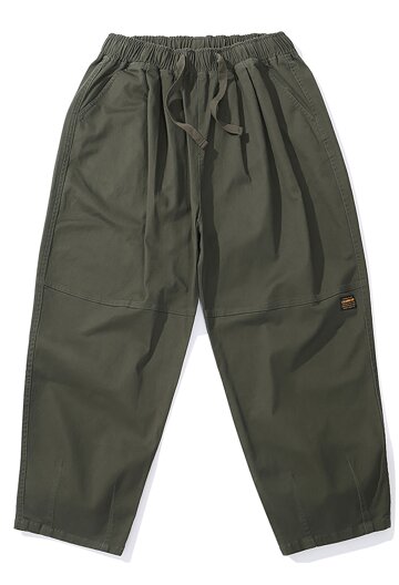 M-LABEL CUTLINE CP BALLOON-FIT PANTS 다크카키