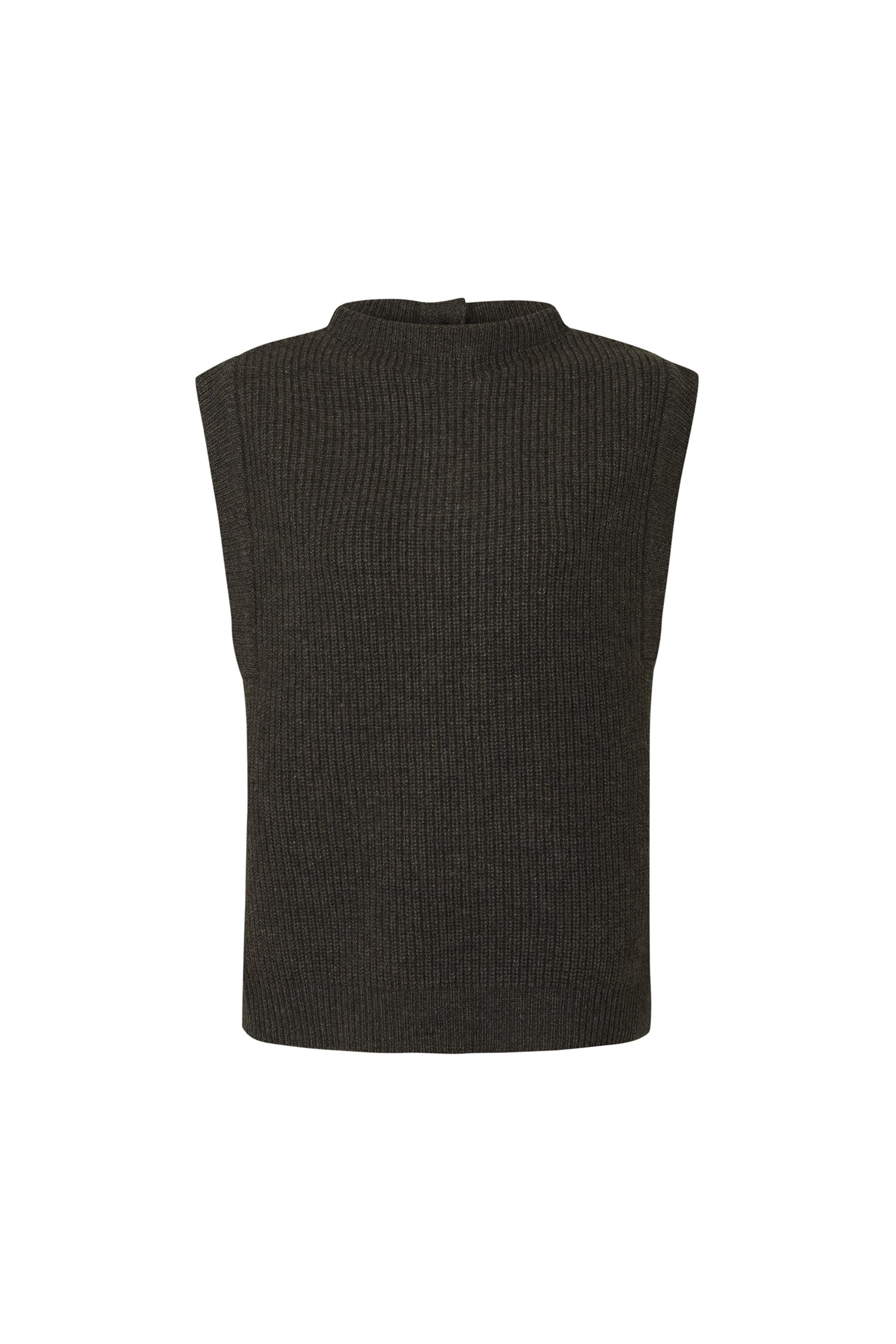 [칼레이트] Cashmere Mock-Neck Sweater Vest