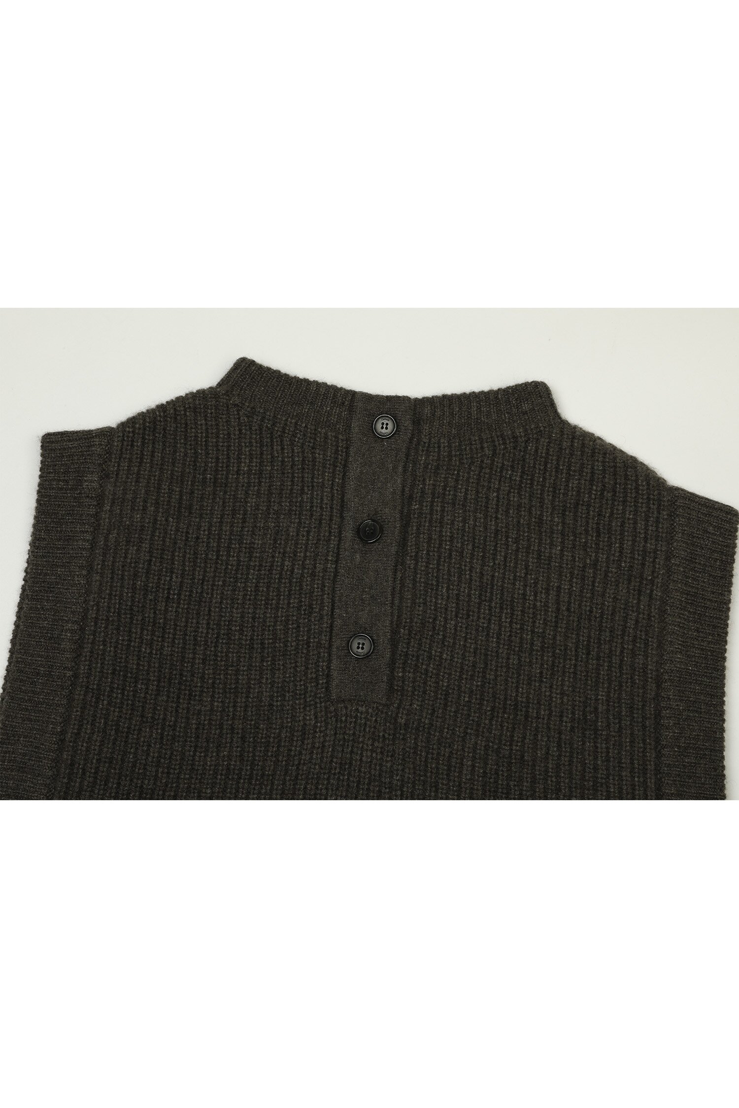 [칼레이트] Cashmere Mock-Neck Sweater Vest