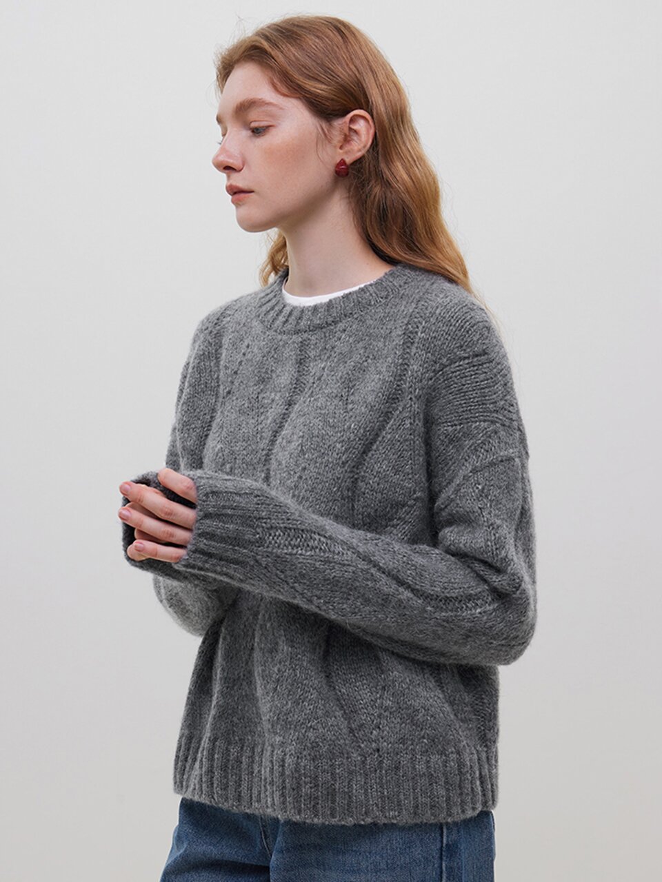 WD_Hollow wool sweater_2color