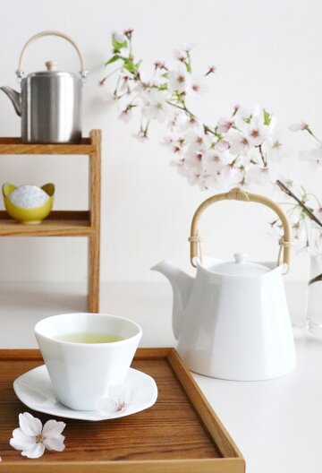 MIYAMA 도자기 타포트 차주전자 찻잔세트