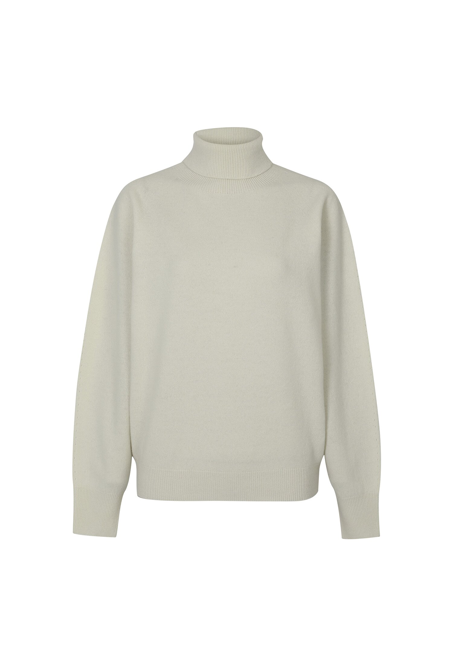 [칼레이트] Cashmere-Blend Whole Garment Turtleneck Sweater